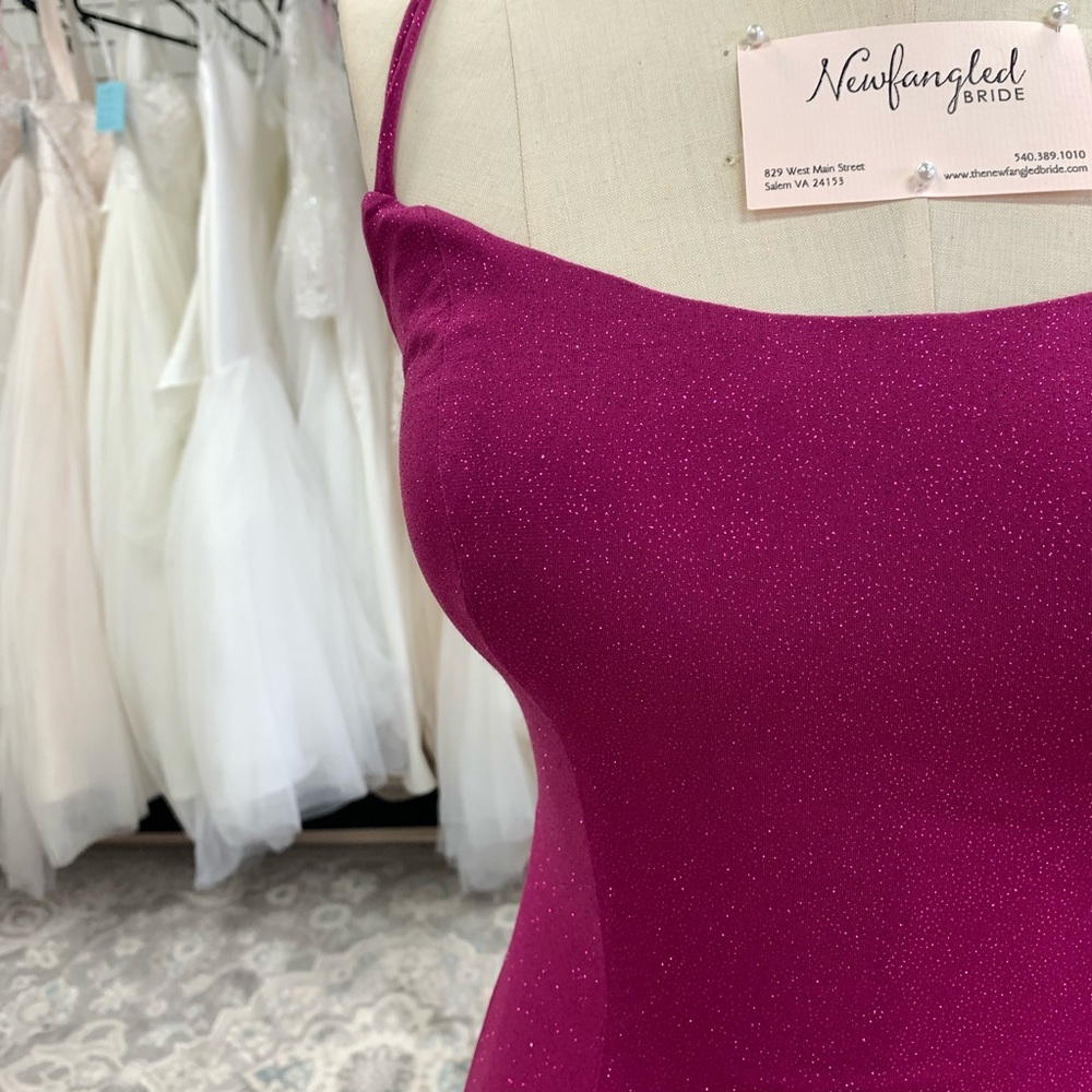 Lucci Lu magenta cocktail dress size 6 - Picture 2 of 4